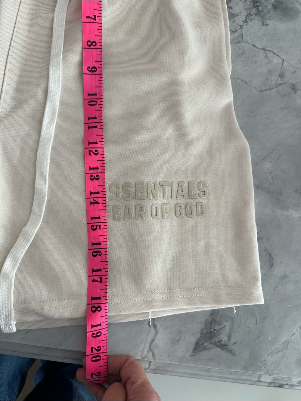 Cream Essentials-Style Shorts – mens S – or kids Large/XL. New with Tags